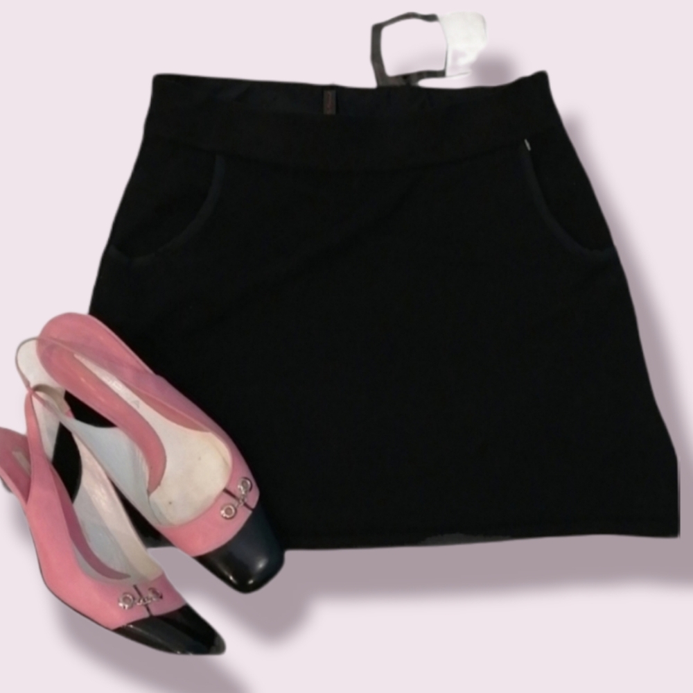 Ben Sherman Black Cotton Mini Skirt S With…
